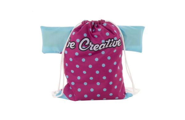 Individueller Turnbeutel CreaDraw T Kids, weiß