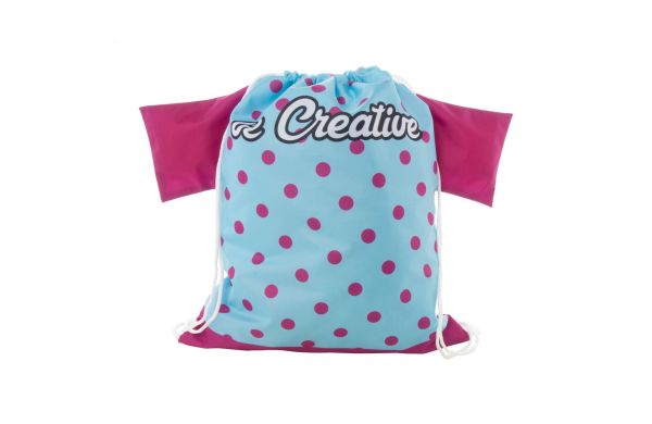 Individueller Turnbeutel CreaDraw T, weiß