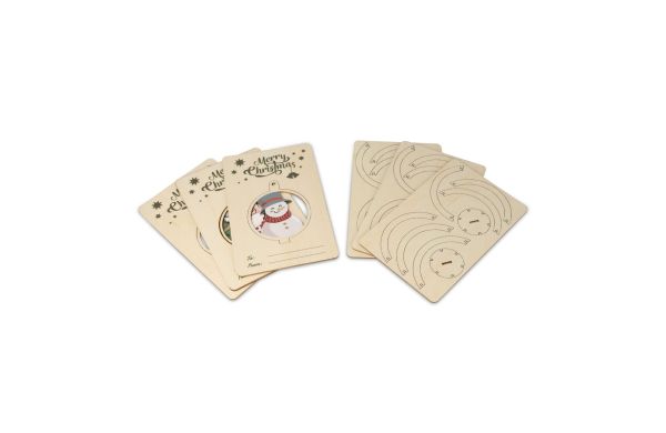 InSideOut Weihnachtsschmuck aus Holz 3er-Set