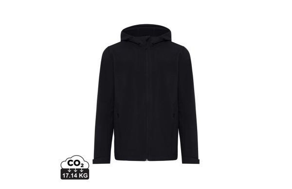 Iqoniq Makalu Herren Softshelljacke aus recyceltem Polyester, schwarz, 4XL