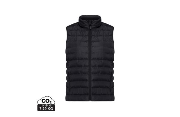 Iqoniq Meru Damen Bodywarmer aus recyceltem Polyester, schwarz, L