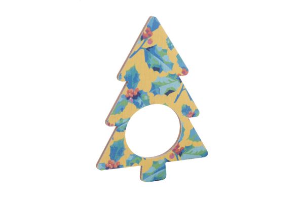 Julmiddag Creative Individueller Weihnachts-Serviettenring, natur