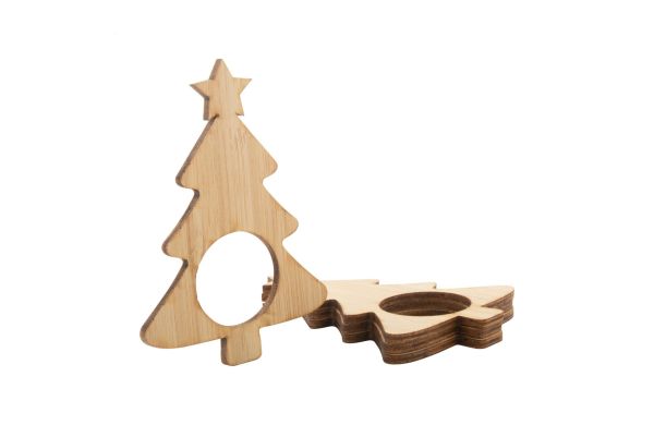 Julmiddag Serviettenringset, natur