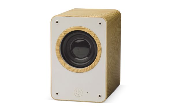 Kabelloser Lautsprecher in klassischer Holzoptik 3W, holz - hell