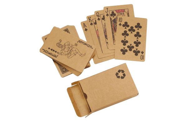 Kartenspiel Karton_ beige