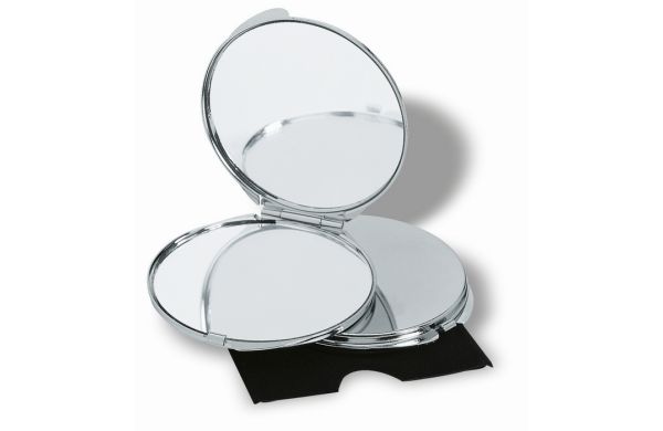 GUAPAS Make-up Spiegel - silber glänzend