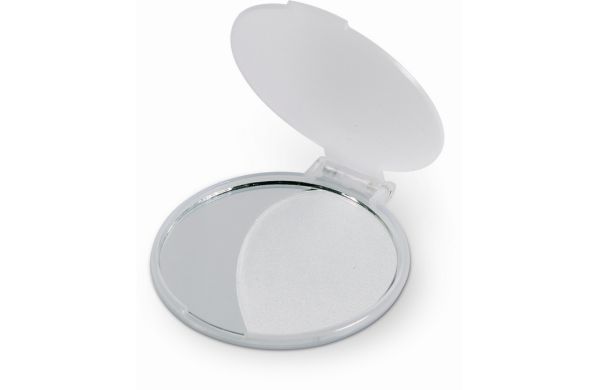 MIRATE Make-Up-Spiegel - transparent weiß