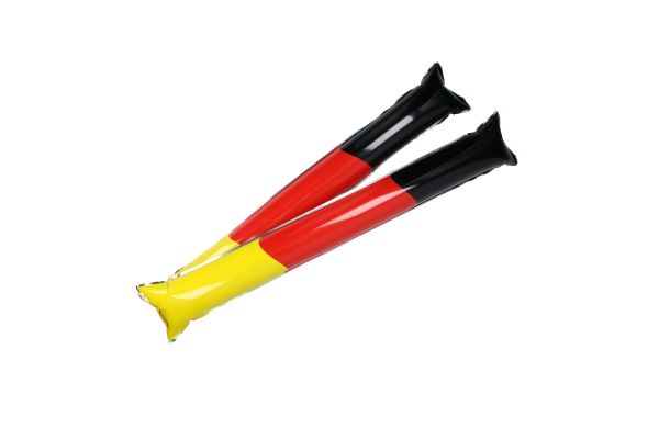 Klopfschlauch-Sticks, selbstaufblasend "Deutschland", mehrfarbig
