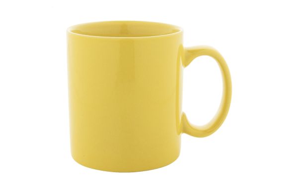 Kolomu farbiger Keramikbecher, gelb