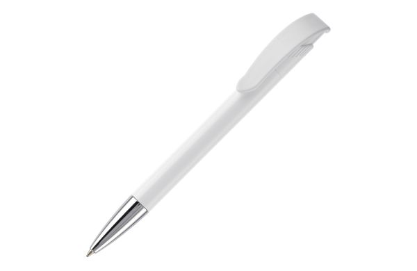 Kugelschreiber Apollo Metall Tip HC, Weiss / Weiss