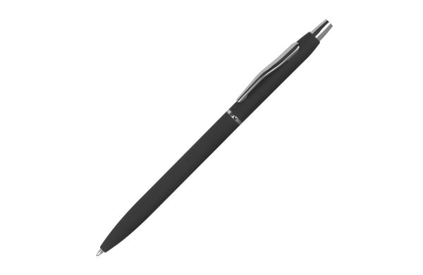 Kugelschreiber mit blauer Mine  - schwarz