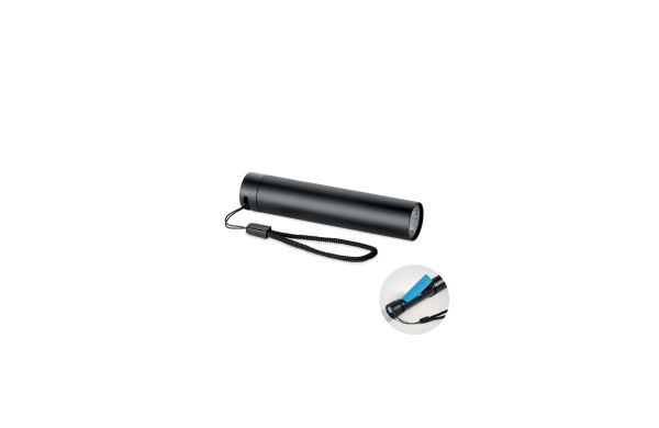 LUME Wiederaufladbare Taschenlampe, schwarz