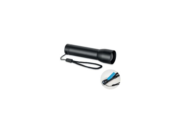 LUMEZO Wiederaufladbare Taschenlampe, schwarz