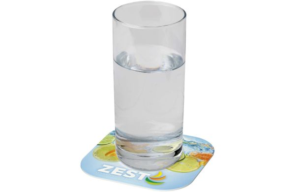 Lumin quadratischer Untersetzer, weiss