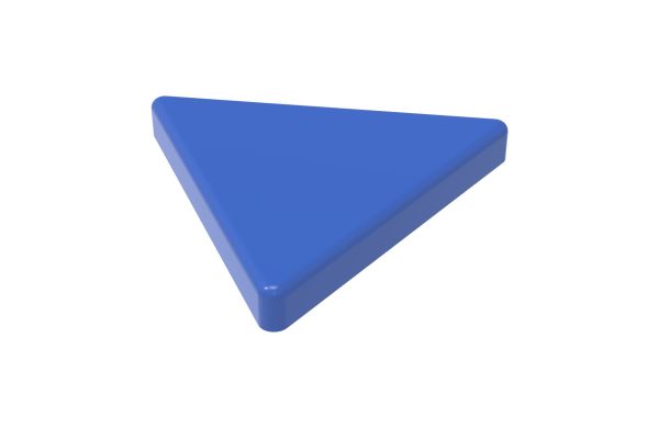 Magnet "Dreieck", blau