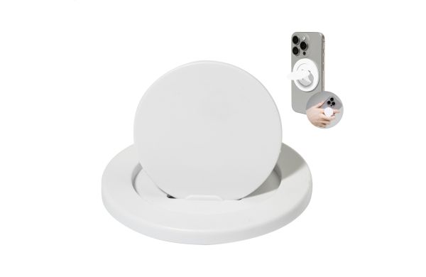 Magnetischer Handyhalter aus RABS Magobik, weiß