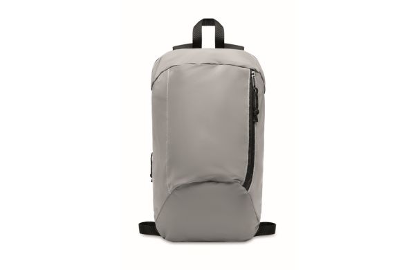 VISIBACK Reflektierender Rucksack 600D - silber matt
