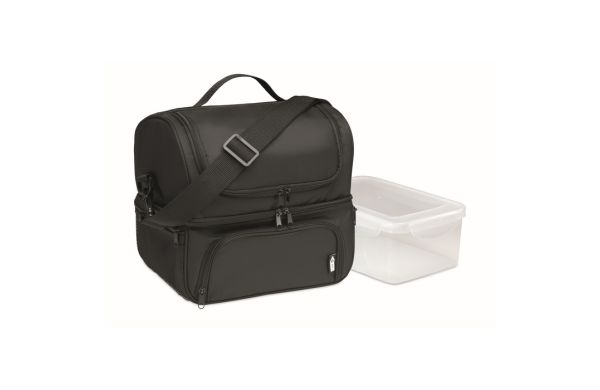 ICEBERG Lunch-/ Kühltasche 600D RPET - schwarz