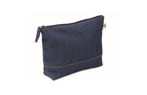 STYLE POUCH Denim Kosmetiktasche - blau