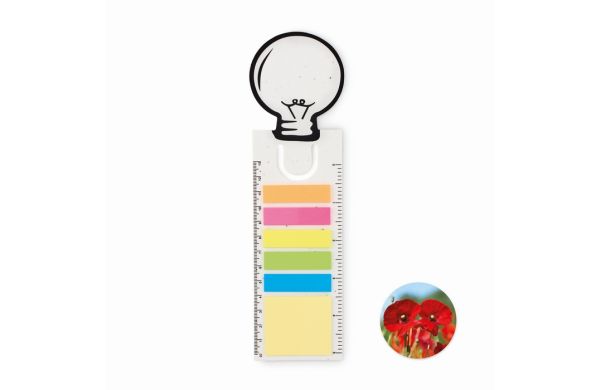 IDEA SEED Samenpapier Lesezeichen - weiß