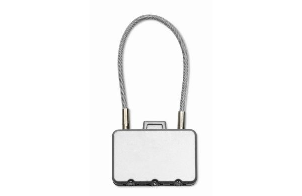 THREECODE Kofferschloss - silber matt