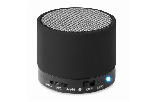 ROUND BASS Wireless Lautsprecher, rund - schwarz