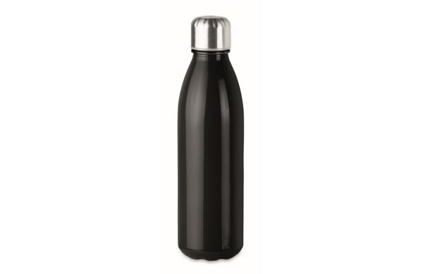 ASPEN GLASS Glas Trinkflasche 650ml - schwarz