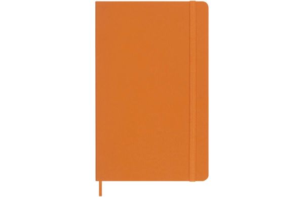 Moleskine 100% VEGEA Capri Softcover Notizbuch L – liniert, mittelorange
