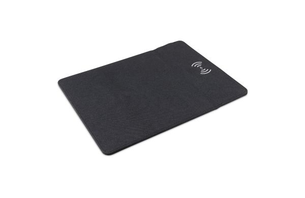 Mousepad inkl. kabelloser Ladestation  5W , schwarz