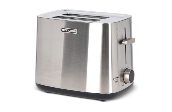 Muse Edelstahl Toaster, silber