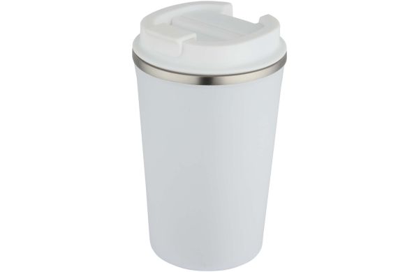 Newport 350 ml doppelwandiger, vakuumisolierter Becher aus Edelstahl, weiss