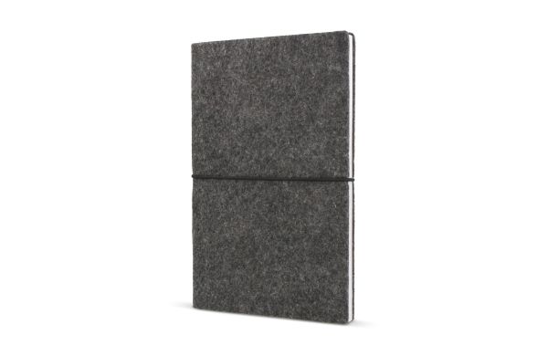 Notebook-Filz A5, dunkelgrau