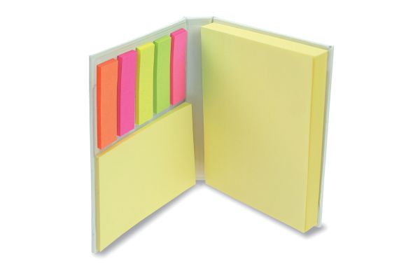 Notizbuch mit festem Umschlag, weiss