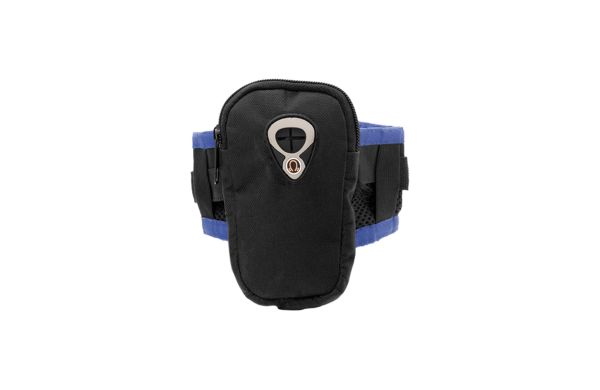 Oberarm-Tasche Armstrong, schwarz/blau