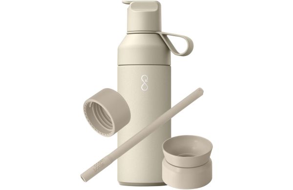 Ocean Bottle 500 ml 3 in 1 Set, sandstone