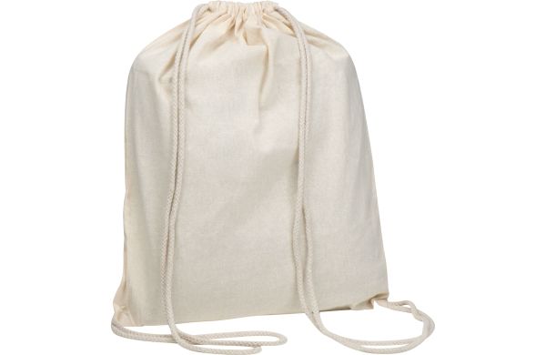 Oeko-Tex STANDARD 100 Gymbag aus Baumwolle - weiß