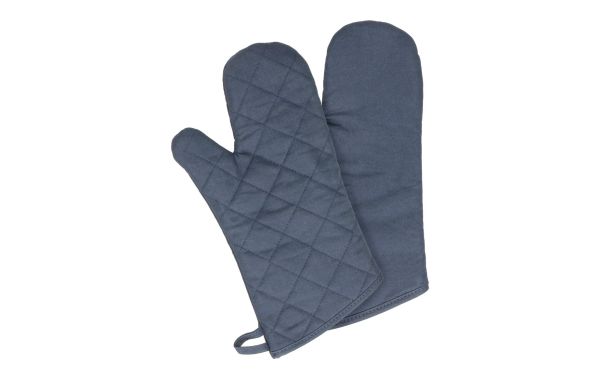 Ofenhandschuh "Heat resistant", 2er Set, blau