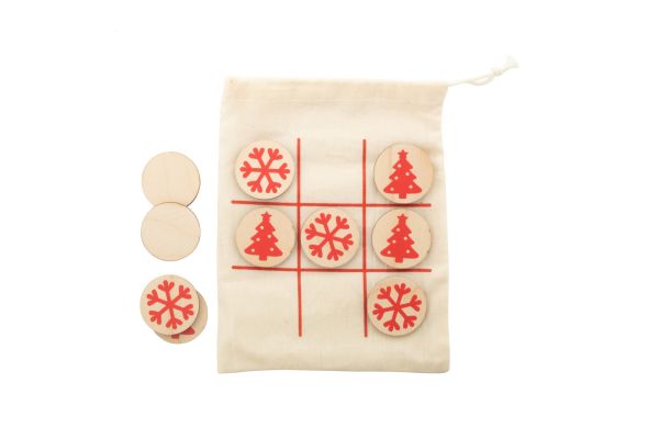OXO Xmas Tic-Tac-Toe-Spiel, natur, Schneeflocke
