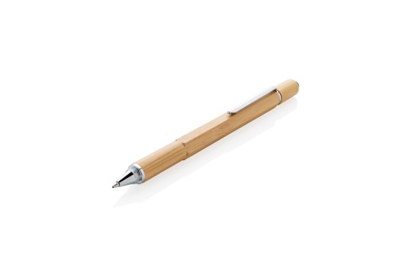 5-in-1 Bambus Tool-Stift/braun