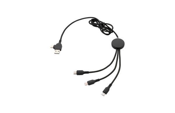 Light-Up Logo 6-in-1 Kabel/schwarz