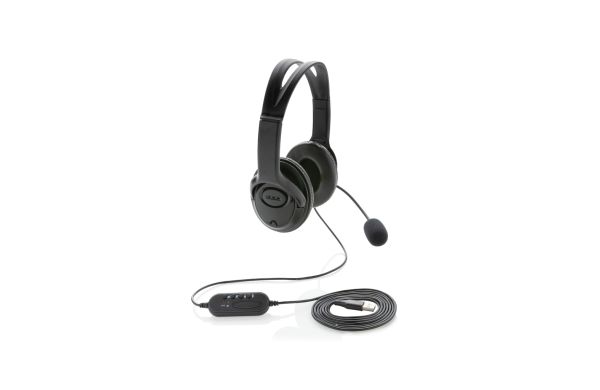 Over-Ear Headset mit Kabel/schwarz