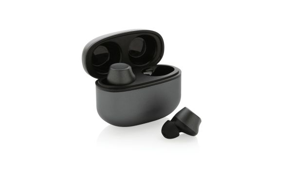 Terra Wireless-Ohrhörer aus RCS recyceltem Aluminium/grau