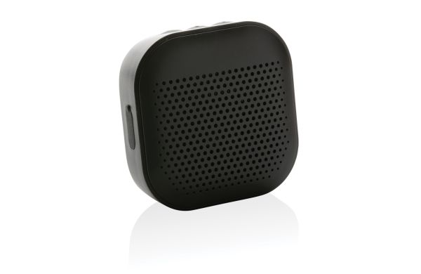 Soundbox 3W Lautsprecher aus RCS recyceltem Kunststoff/schwarz
