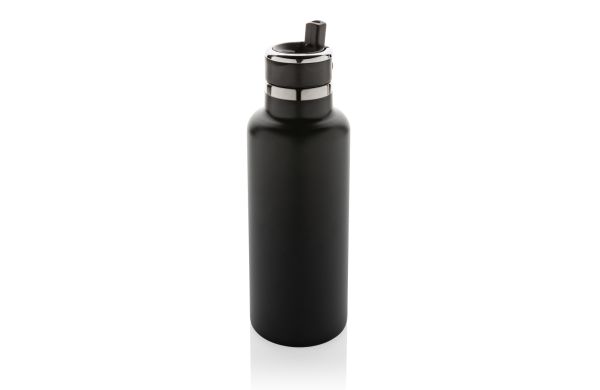 Hydro Vakuumflasche aus RCS recycel. Stainless-Steel/schwarz