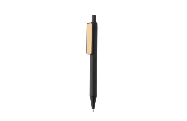 GRS rABS Stift mit Bambus-Clip/schwarz