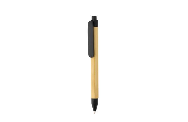 Kugelschreiber aus recyceltem Papier/schwarz