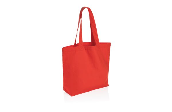 Impact Aware™ 240g/m² rCanvas Shopper mit Tasche/luscious red