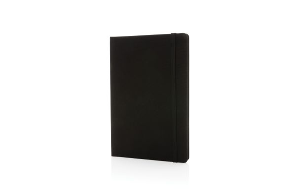 GRS-zertifiziertes rPET-A5-Notizbuch/schwarz