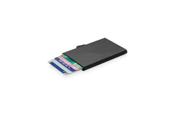 C-Secure Aluminium RFID Kartenhalter/schwarz
