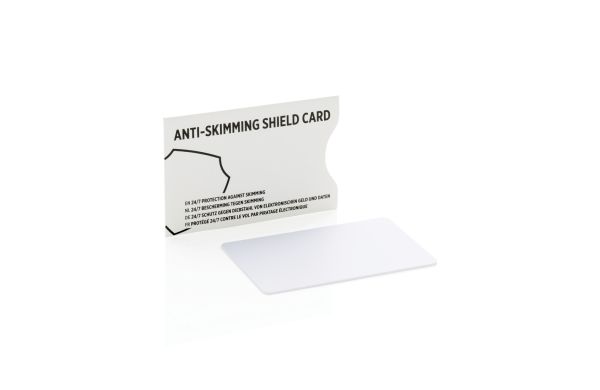 RFID Anti-Skimming-Karte mit aktivem Störchip/weiß